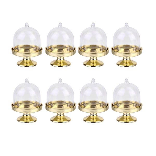 12pcs transparent gift candy storage boxes creative dessert cupcake holder party cake tray (golden base)
12pcs transparent gift candy storage boxes creative dessert cupcake holder party cake tray (golden base)