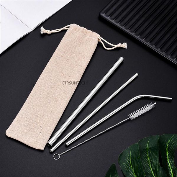drinking straws 100set reusable metal stainless steel bent straight drinks straw cleaning brush set party bar
drinking straws 100set reusable metal stainless steel bent straight drinks straw cleaning brush set party bar