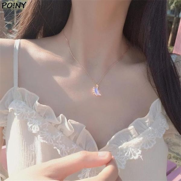 chains glowing discoloration moon chain necklace korea creative luminous stone pendant necklaces for women fashion jewelry gifts, Silver
chains glowing discoloration moon chain necklace korea creative luminous stone pendant necklaces for women fashion jewelry gifts, Silver