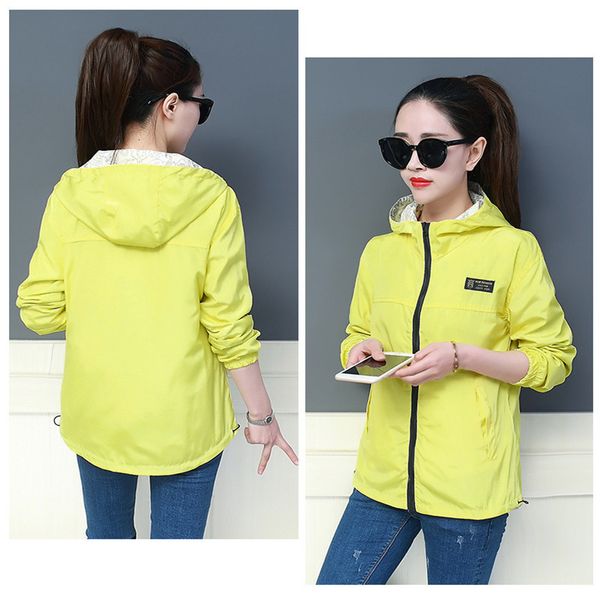 2021 new spring autumn jacket women hooded two side wear outwear plus size female clothes coat 83r6, Black;brown
2021 new spring autumn jacket women hooded two side wear outwear plus size female clothes coat 83r6, Black;brown