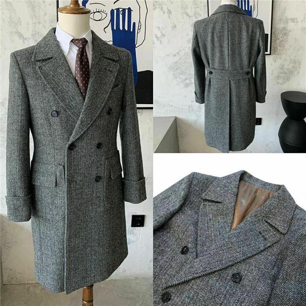 spring/winter wool blends customzied herringbone long sleeves grey overcoat 2021 men trench suits for wedding jacket new arrival, Black
spring/winter wool blends customzied herringbone long sleeves grey overcoat 2021 men trench suits for wedding jacket new arrival, Black
