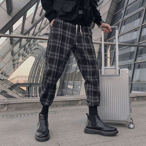 men's casual pants korean fashion versatile spring autumn plaid pants trendy brand ruffian handsome small leg pants men's leggings, Blue
men's casual pants korean fashion versatile spring autumn plaid pants trendy brand ruffian handsome small leg pants men's leggings, Blue