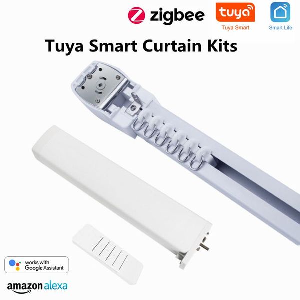 smart home control tuya curtain motor zigbee with 1.6m-6m customized electric motorized window rail tracks alexa ,google voice
smart home control tuya curtain motor zigbee with 1.6m-6m customized electric motorized window rail tracks alexa ,google voice