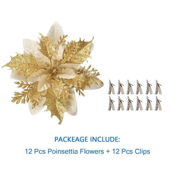 home decor 12 flowers with petals 12 tweezers to decorate the christmas tree with red petal
home decor 12 flowers with petals 12 tweezers to decorate the christmas tree with red petal