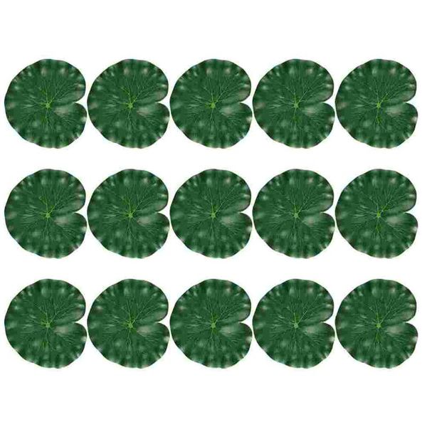 decorative flowers & wreaths 15pcs artificial simulation lotus foliage floating plants for fish pool
decorative flowers & wreaths 15pcs artificial simulation lotus foliage floating plants for fish pool