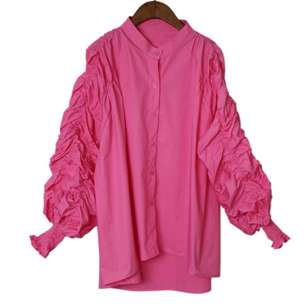 perhaps u women white black rose red solid shirt stand collar ruched puff sleeve long sleeve blouse shirt spring summer b0797 210529
perhaps u women white black rose red solid shirt stand collar ruched puff sleeve long sleeve blouse shirt spring summer b0797 210529