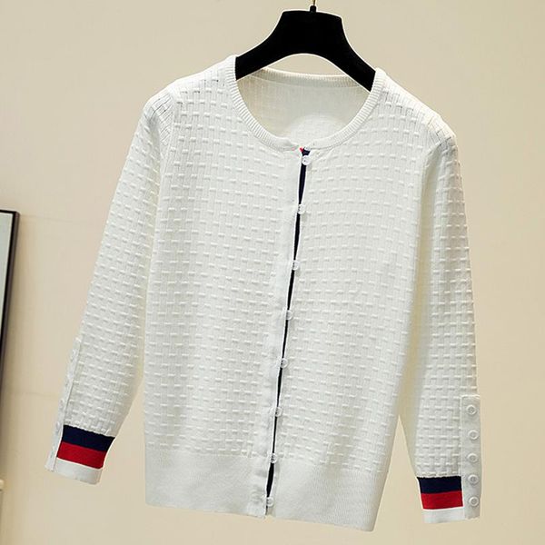 women's knits & tees 2021 autumn winter women sweater outwear knitted cardigan coat single breasted loose casual long sleeve o-neck fem, White
women's knits & tees 2021 autumn winter women sweater outwear knitted cardigan coat single breasted loose casual long sleeve o-neck fem, White