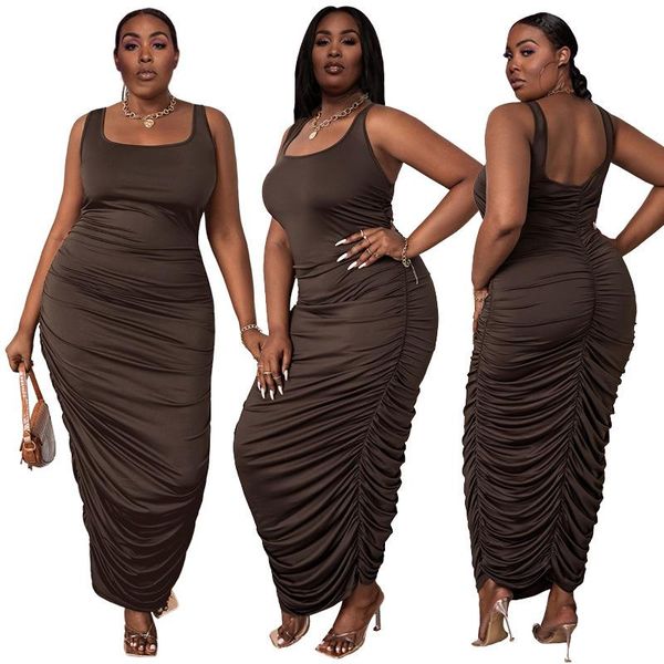 plus size dresses 4xl 5xl backless ruched long maxi dress women sleeveless night club evening party bodycon open back, Black
plus size dresses 4xl 5xl backless ruched long maxi dress women sleeveless night club evening party bodycon open back, Black
