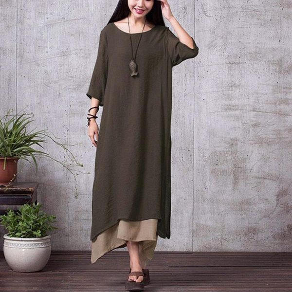party dresses autumn xxxl 5xl plus size long dress women vintage lien split irregular hem casual loose boho maxi female oversize, White;black
party dresses autumn xxxl 5xl plus size long dress women vintage lien split irregular hem casual loose boho maxi female oversize, White;black
