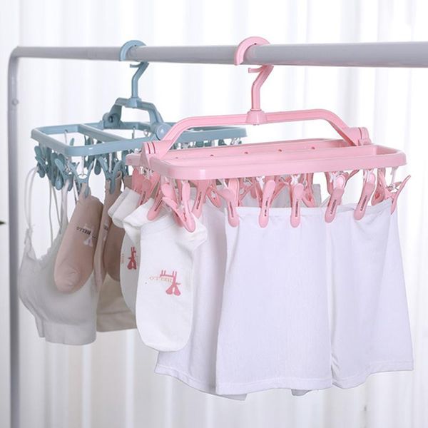 hangers & racks 12/16/24/32 clips folding drying underwear socks hanger multi-functional clothes rack plastic portable cloth
hangers & racks 12/16/24/32 clips folding drying underwear socks hanger multi-functional clothes rack plastic portable cloth