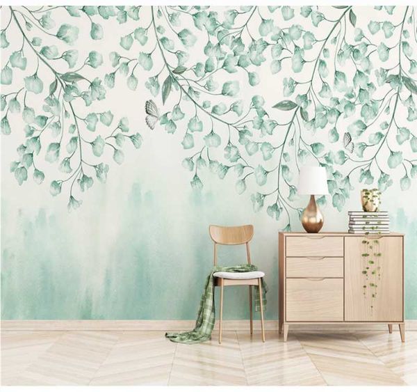 customized 8d wallpaper fresh green leaf watercolor style nordic minimalist tv background wall decoration painting
customized 8d wallpaper fresh green leaf watercolor style nordic minimalist tv background wall decoration painting