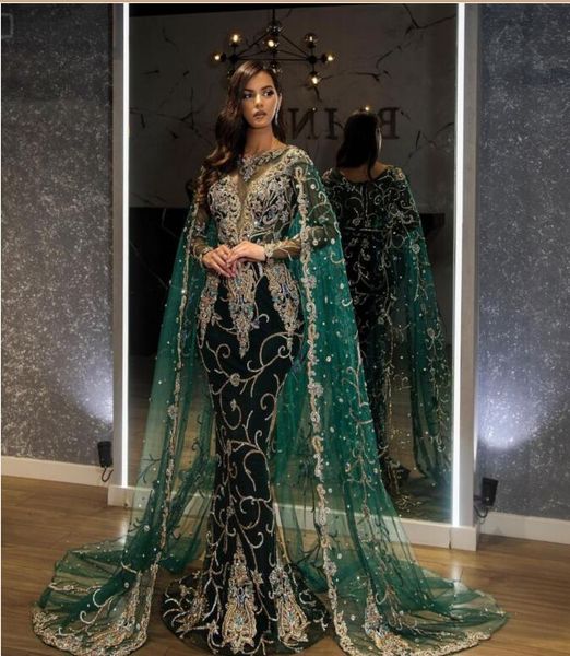 evening dress women green with cape gold embroidery long dress mermaid kim kardashian libourjoisie, Black;pink
evening dress women green with cape gold embroidery long dress mermaid kim kardashian libourjoisie, Black;pink