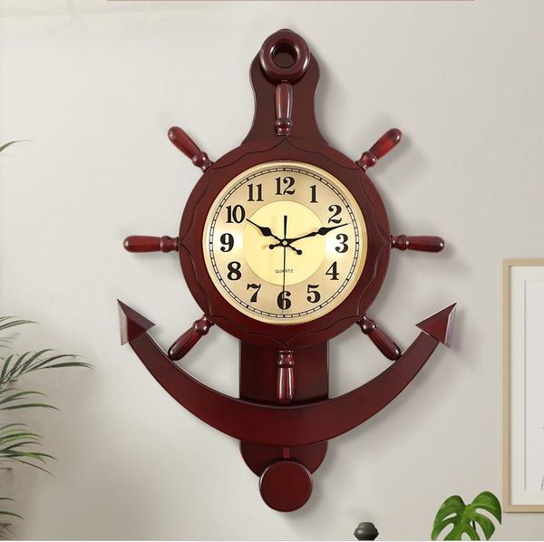 wall clocks home living room mediterranean clock rudder fashionable and creative chinese style solid wood silent
wall clocks home living room mediterranean clock rudder fashionable and creative chinese style solid wood silent