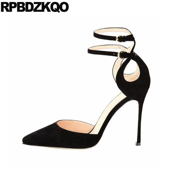 high heels quality designer shoes size 33 pumps ultra runway women scarpin suede 3 inch extreme super pointed toe ankle strap, Black
high heels quality designer shoes size 33 pumps ultra runway women scarpin suede 3 inch extreme super pointed toe ankle strap, Black