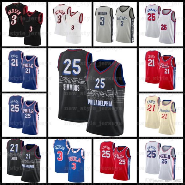 ncaa 21 joel simmons iverson embiid 25 ben 3 allen 76e r jersey basketball jerseys n4, Black;red
ncaa 21 joel simmons iverson embiid 25 ben 3 allen 76e r jersey basketball jerseys n4, Black;red