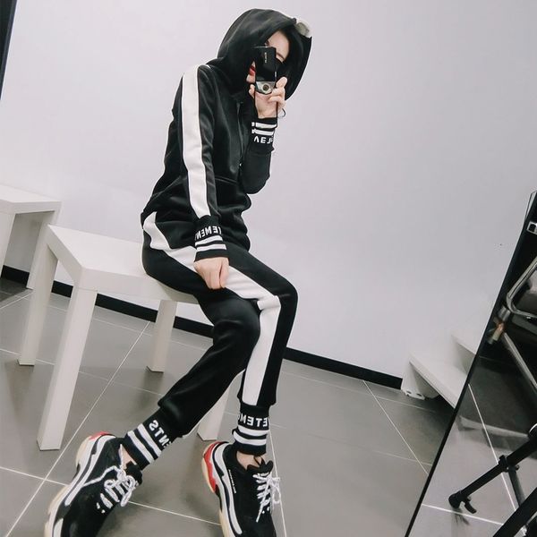 spring and autumn women's hong kong two-piece marble savage casual shirt mode do hoodie set tb18149 943o, Gray
spring and autumn women's hong kong two-piece marble savage casual shirt mode do hoodie set tb18149 943o, Gray