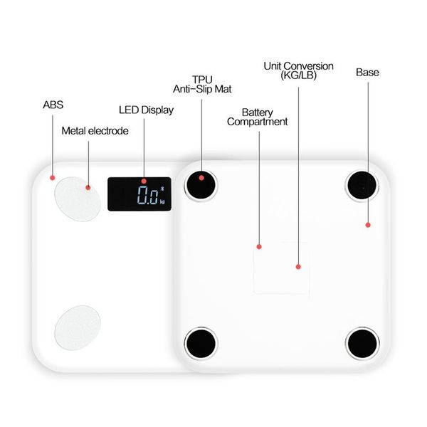 smart scales bluetooth body scale bmi digital bathroom wireless weight floor composition analyzer with smartphone app
smart scales bluetooth body scale bmi digital bathroom wireless weight floor composition analyzer with smartphone app