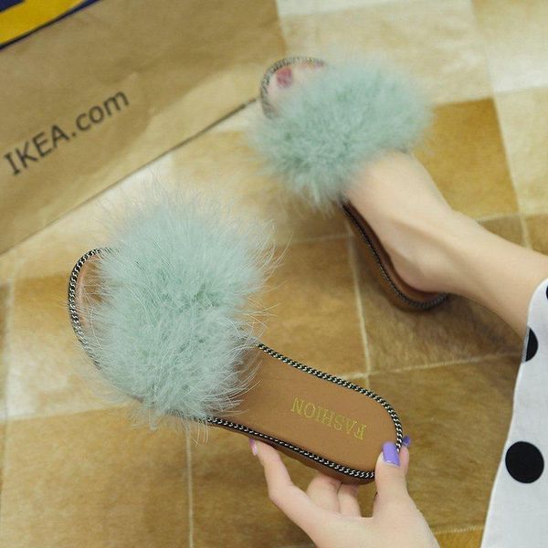 slippers arrival girl luxury fluffy fur ladies indoor warm furry flip flops women amazing plush slides wholesale, Black
slippers arrival girl luxury fluffy fur ladies indoor warm furry flip flops women amazing plush slides wholesale, Black