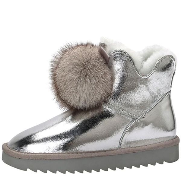 boots 2021 winter first layer cowhide waterproof wool women's snow round toe thick warm and non-slip outdoor, Black
boots 2021 winter first layer cowhide waterproof wool women's snow round toe thick warm and non-slip outdoor, Black