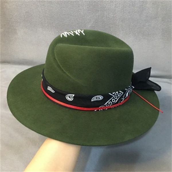 2021 new ethnic green wide brim fedora 100% wool women felt hats panama hat with turban ribbon crushabley porkpie style c9ym, Blue;gray
2021 new ethnic green wide brim fedora 100% wool women felt hats panama hat with turban ribbon crushabley porkpie style c9ym, Blue;gray