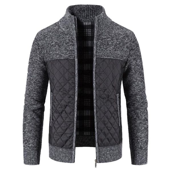men's jackets cardigan knitted jacket solid cotton-padded vertical collar coat casual thick warm slim fit sweater #40, Black;brown
men's jackets cardigan knitted jacket solid cotton-padded vertical collar coat casual thick warm slim fit sweater #40, Black;brown
