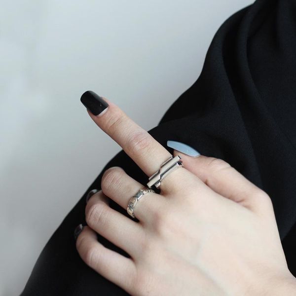 cluster rings silvology 925 sterling silver irregular rock texture vintage original design korea for women geometricjewelry, Golden;silver
cluster rings silvology 925 sterling silver irregular rock texture vintage original design korea for women geometricjewelry, Golden;silver