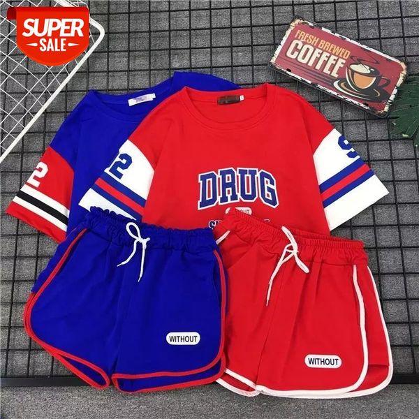 girls sport two piece Set short sleeve Tshirts & wide leg shorts Summer new Korean 2020 girl casual sports suits Harajuku style #sL58, White
girls sport two piece Set short sleeve Tshirts & wide leg shorts Summer new Korean 2020 girl casual sports suits Harajuku style #sL58, White