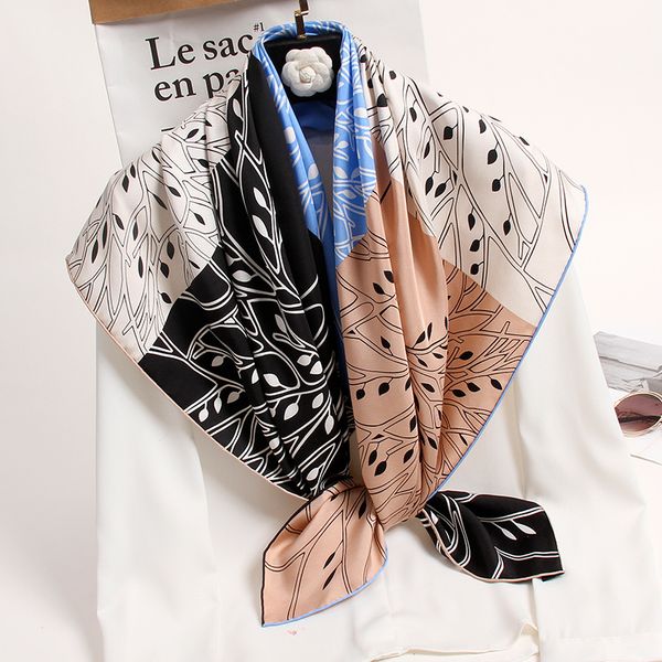 100x100cm bandana women real silk neck scarf print square scarves 2021 large bufanda spring shawls foulard femme, Blue;gray
100x100cm bandana women real silk neck scarf print square scarves 2021 large bufanda spring shawls foulard femme, Blue;gray