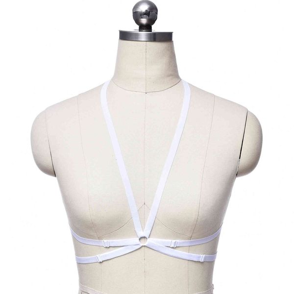 color bandage bra women's high-grade fun harness underwear dance clothing accessories, Black;white
color bandage bra women's high-grade fun harness underwear dance clothing accessories, Black;white