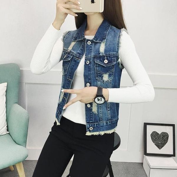 women's vests denim vest women jeans sleeveless jacket plus size 6xl blue cowboy womens jackets y474, Black;white
women's vests denim vest women jeans sleeveless jacket plus size 6xl blue cowboy womens jackets y474, Black;white