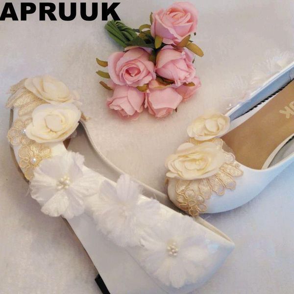 dress shoes champagne white flowers wedges heel wedding pumps woman round toes bride bridal flower girl shoe custom handmade, Black
dress shoes champagne white flowers wedges heel wedding pumps woman round toes bride bridal flower girl shoe custom handmade, Black