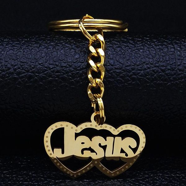 keychains 2021 fashion heart jesus stainless steel for women gold color car key chain jewelry llaveros para mujer k775607b, Silver
keychains 2021 fashion heart jesus stainless steel for women gold color car key chain jewelry llaveros para mujer k775607b, Silver