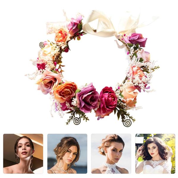 decorative flowers & wreaths 1pc simulate flower headdress creative hair wear travel wedding decor
decorative flowers & wreaths 1pc simulate flower headdress creative hair wear travel wedding decor