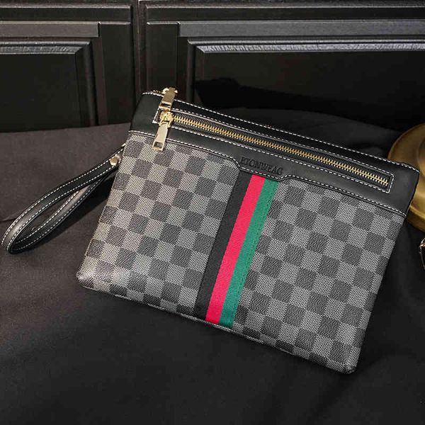 Handbag 2021 Business Lattice Korean Fashion Street Men's and Women's Wrist Bag Youth Envelope, Black;red
Handbag 2021 Business Lattice Korean Fashion Street Men's and Women's Wrist Bag Youth Envelope, Black;red