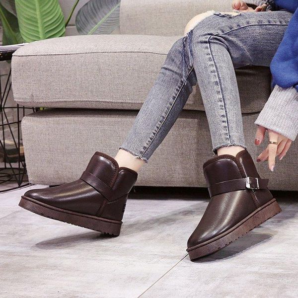 boots women's 2021 fashion anti-ski winter shoes casual light and comfortable warm round toe flat heel, Black
boots women's 2021 fashion anti-ski winter shoes casual light and comfortable warm round toe flat heel, Black