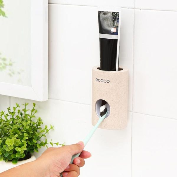 toothbrush holders automatic toothpaste dispenser non-toxic wall hanger mount dust-proof squeezer quick take straw rack
toothbrush holders automatic toothpaste dispenser non-toxic wall hanger mount dust-proof squeezer quick take straw rack