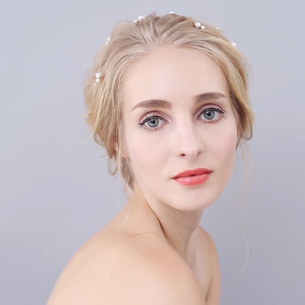 o912 exquisite wedding bridal headpiece shiny golden alloy white pearls handmade hairnip 4pcs marriage party bride headdress, Silver
o912 exquisite wedding bridal headpiece shiny golden alloy white pearls handmade hairnip 4pcs marriage party bride headdress, Silver