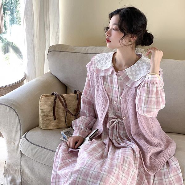 casual dresses annie forest continuous pink plaid dress ~ warm and gentle women's style in spring 2021, Black;gray
casual dresses annie forest continuous pink plaid dress ~ warm and gentle women's style in spring 2021, Black;gray