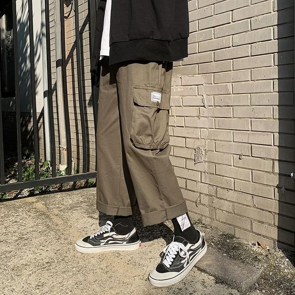 2021newproduct autumn and winter pants men's overalls trend loose straight korean overalls casual pants men's nine hongkongstyle, Black
2021newproduct autumn and winter pants men's overalls trend loose straight korean overalls casual pants men's nine hongkongstyle, Black