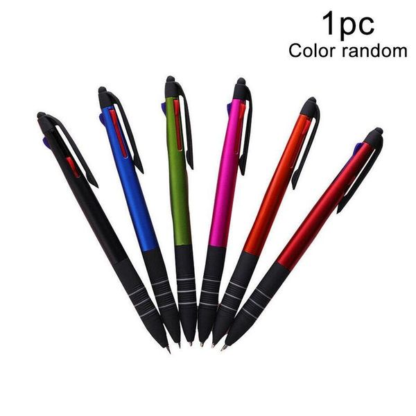 1pc creative three-color screen ballpoint pen paint press canetas writing gift process gift b1i4 pen rubber smooth creative c8i8, Blue;orange
1pc creative three-color screen ballpoint pen paint press canetas writing gift process gift b1i4 pen rubber smooth creative c8i8, Blue;orange
