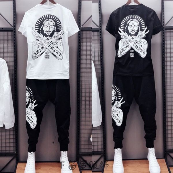 crosin fashion brand pharaon sports suit men's net red same style crosin casual pants youth capris, White;black
crosin fashion brand pharaon sports suit men's net red same style crosin casual pants youth capris, White;black