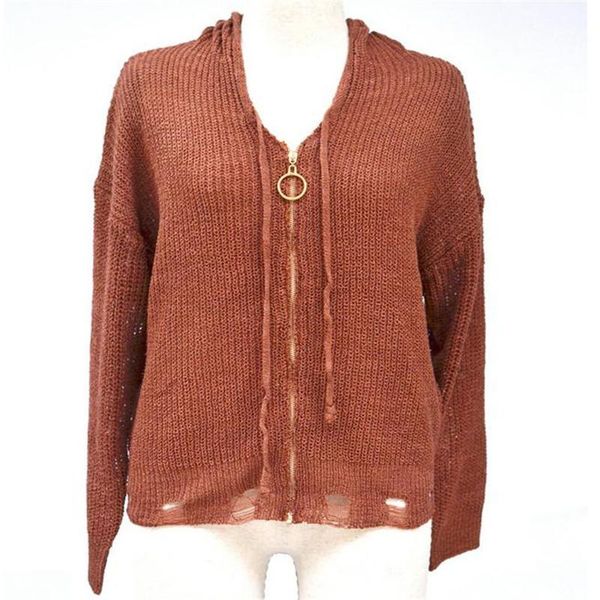 women's jackets female coats sweater pure color long slevees loose casual zippers hooded outwear ladies' autumn hoodies coat women, Black;brown
women's jackets female coats sweater pure color long slevees loose casual zippers hooded outwear ladies' autumn hoodies coat women, Black;brown