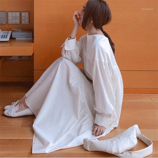 casual dresses women autumn sundress elegant long shirt dress v-neck sleeve solid vestido korean style loose work, Black;gray
casual dresses women autumn sundress elegant long shirt dress v-neck sleeve solid vestido korean style loose work, Black;gray