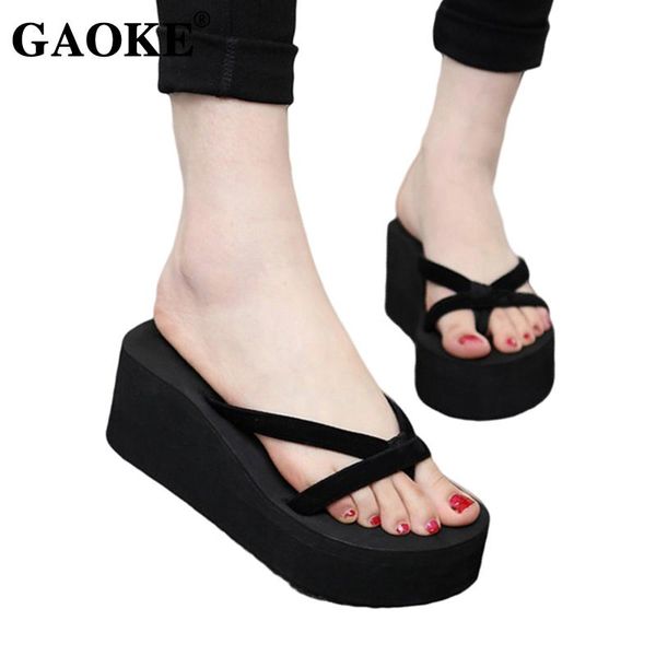 slippers 2021 women fashion summer high heel beach flops slipper platform shoes sandals non-slip feet sandalias, Black
slippers 2021 women fashion summer high heel beach flops slipper platform shoes sandals non-slip feet sandalias, Black