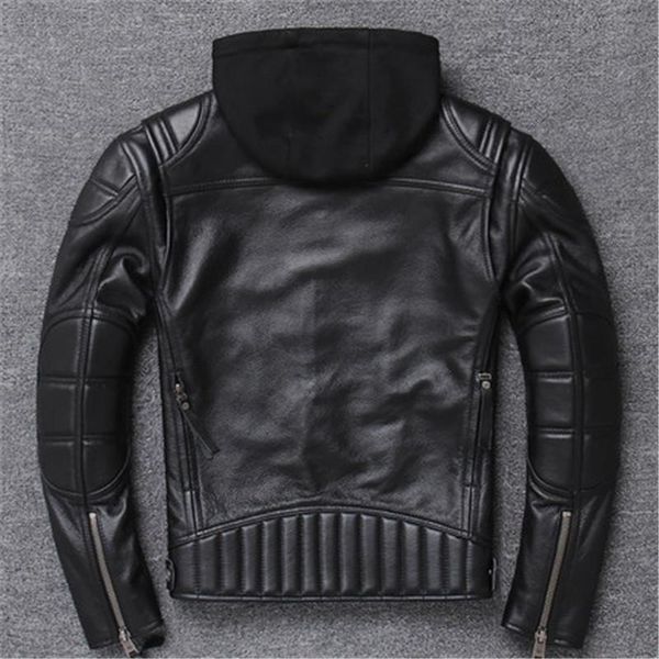 men's jackets moruancle mens paded biker coats with removable hood genuine leather motorcycle trucker jacket outerwear plus size s-5xl, Black;brown
men's jackets moruancle mens paded biker coats with removable hood genuine leather motorcycle trucker jacket outerwear plus size s-5xl, Black;brown