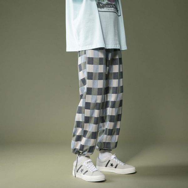 men's pants summer thin casual fashion retro plaid men streetwear loose hip-hop straight wide-leg mens trousers o6xq, Black
men's pants summer thin casual fashion retro plaid men streetwear loose hip-hop straight wide-leg mens trousers o6xq, Black