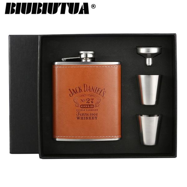 hip flasks biubiutua 7oz luxury stainless steel alcohol set whiskey bottle leather flagon wine gift flask mini for man
hip flasks biubiutua 7oz luxury stainless steel alcohol set whiskey bottle leather flagon wine gift flask mini for man