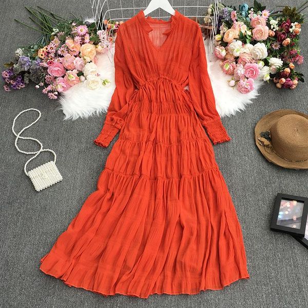 casual dresses bohemian vacation dress autumn long sleeve clothing 2021 elegant women tunic solid color v neck drawstring beach, Black;gray
casual dresses bohemian vacation dress autumn long sleeve clothing 2021 elegant women tunic solid color v neck drawstring beach, Black;gray