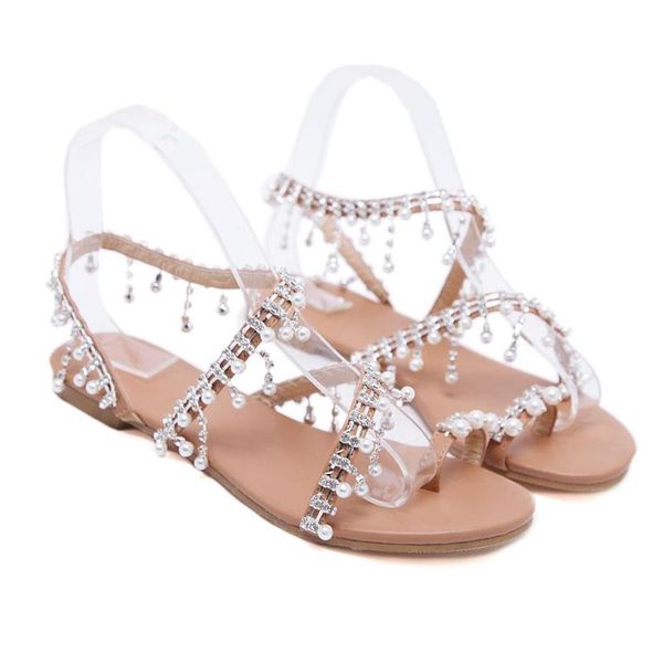 fashion women sandals low heels handmade crystal beading summer outside elastic band ladies flat sandals female sandalias, Black
fashion women sandals low heels handmade crystal beading summer outside elastic band ladies flat sandals female sandalias, Black