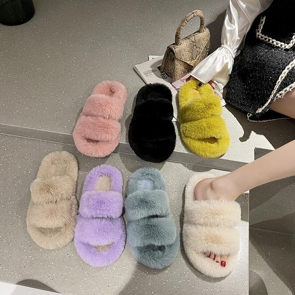 slippers shoes casual slipers women slides low fur flip flops flock luxury 2021 plush flat soft basic rome with autumn rubbe, Black
slippers shoes casual slipers women slides low fur flip flops flock luxury 2021 plush flat soft basic rome with autumn rubbe, Black